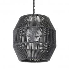  2049-79 - Tanner Outdoor Pendant Globe Black